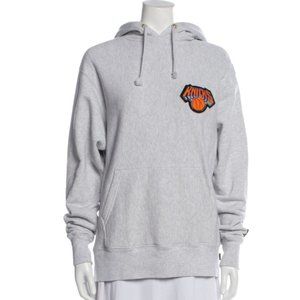 ROWING BLAZERS X NBA Graphic Print Mock Neck, Grey, Size: S